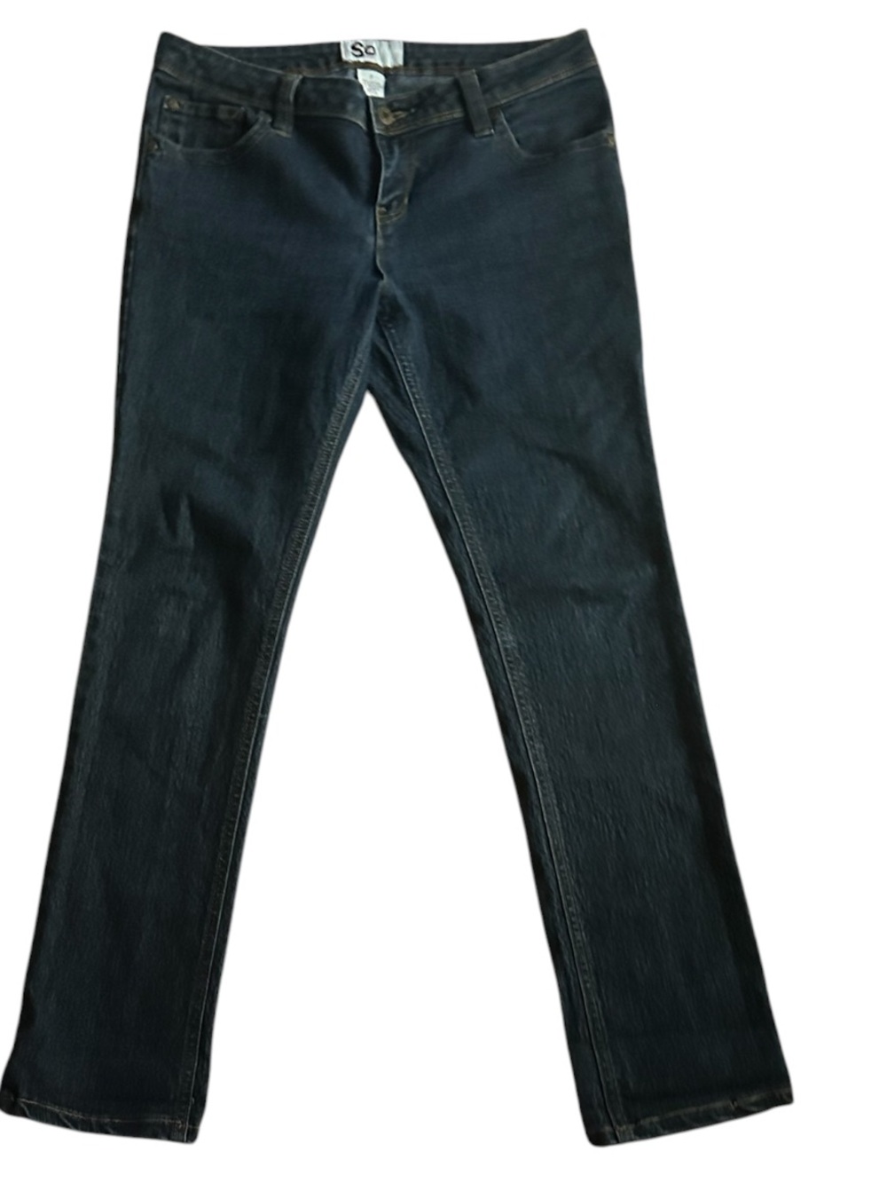 SO Dark Blue Women's Straight-Leg Jeans